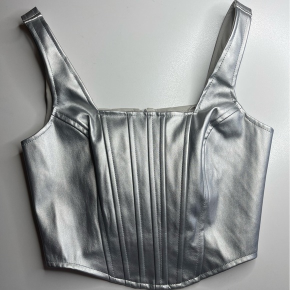 Silver Corset Size Large - Picture 10 of 11